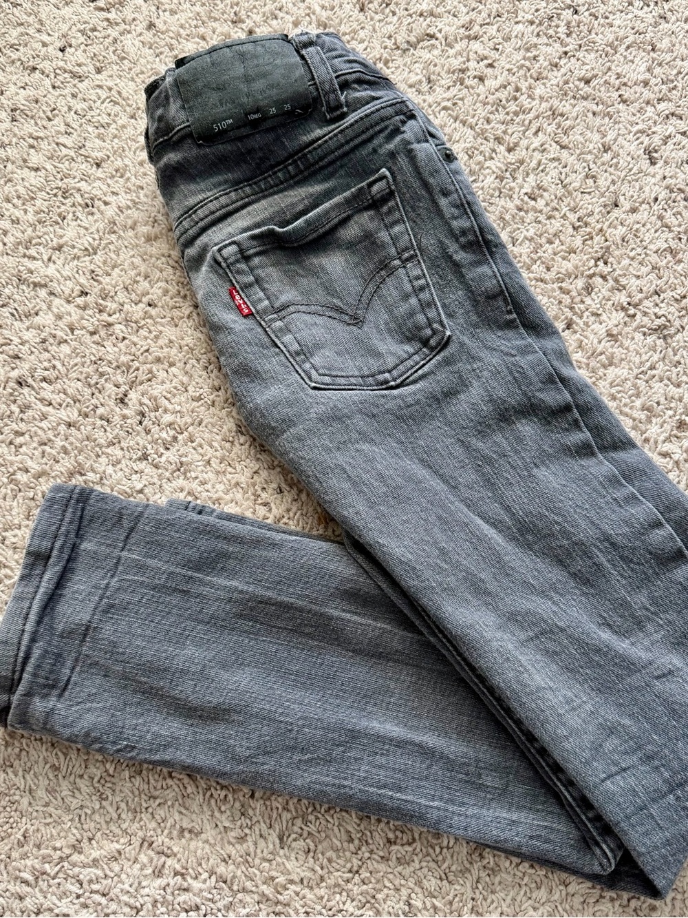 Levi's Kids Gray Straight-Leg Jeans